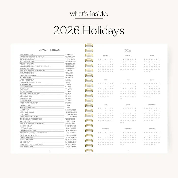 Forget Me Nots 2027 Yearly Planner