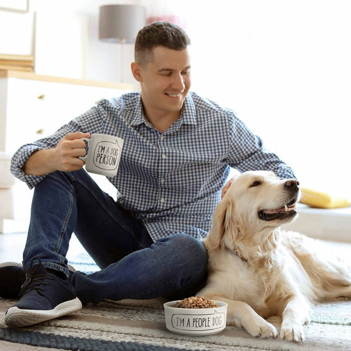 Fred & Friends - Howligans - Mug + Dog Bowl - Dog Person - Dog.Dog.Cat.