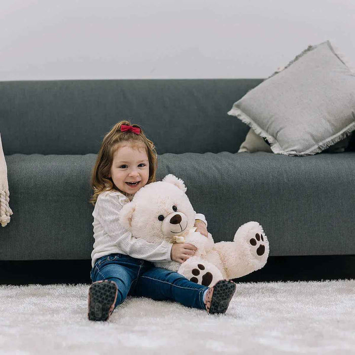 Free2Play® Plišasti medved Cuddly 38 cm White Free2Play
