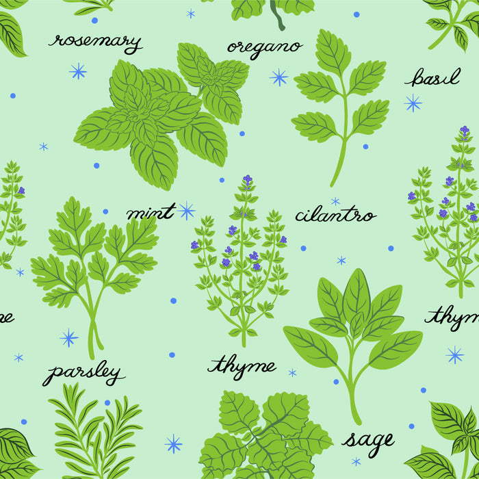 Fresh Garden Herbs - Family Fabrics B.V.