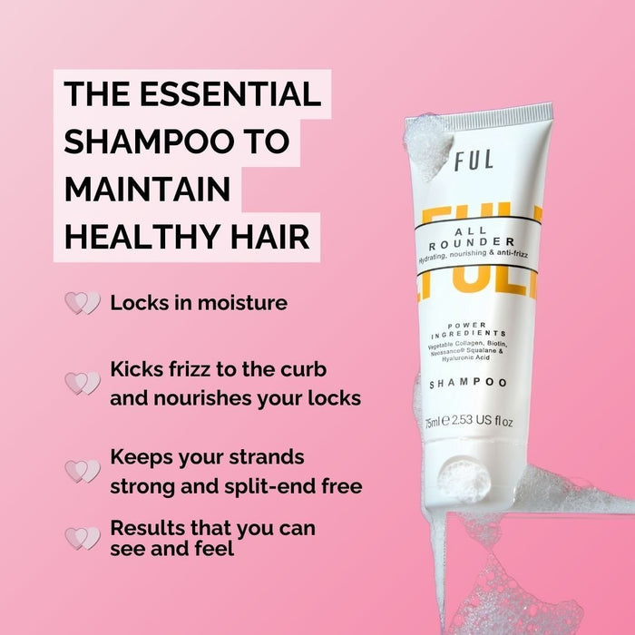 FUL All-Rounder Shampoo Mini 75ml – Sulphate-Free Cleanser for Dry, Damaged & Frizzy Hair - The LTL Shop
