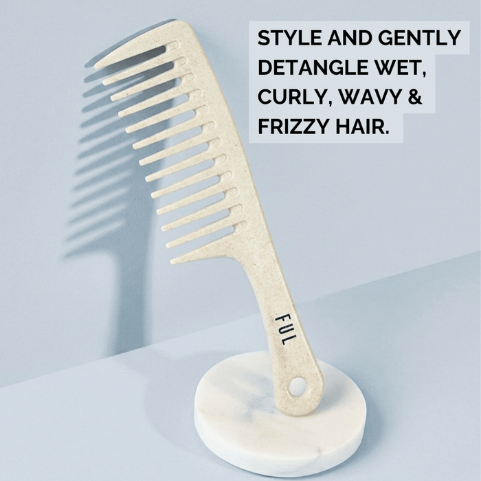 FUL Wide Tooth Comb – Tangle-Free Detangling for Wet, Curly, Wavy & Frizzy Hair - The LTL Shop