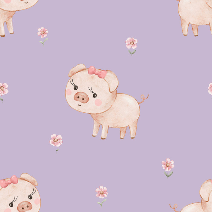 Girl Piglet Lilac - Family Fabrics B.V.