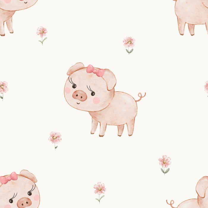 Girl Piglet Off White - Family Fabrics B.V.