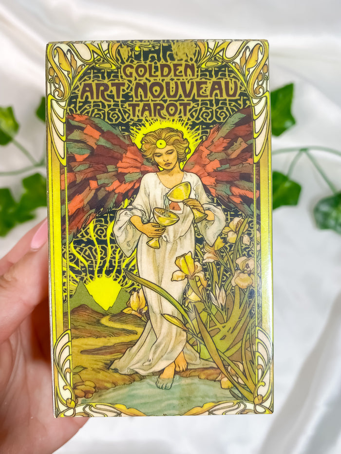 Golden Art Nouveau Tarot Deck