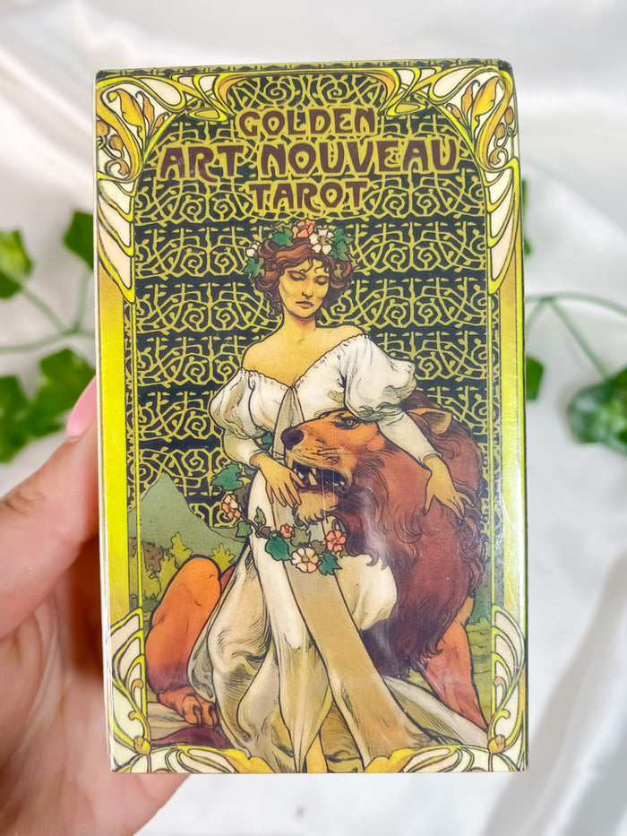 Golden Art Nouveau Tarot Deck
