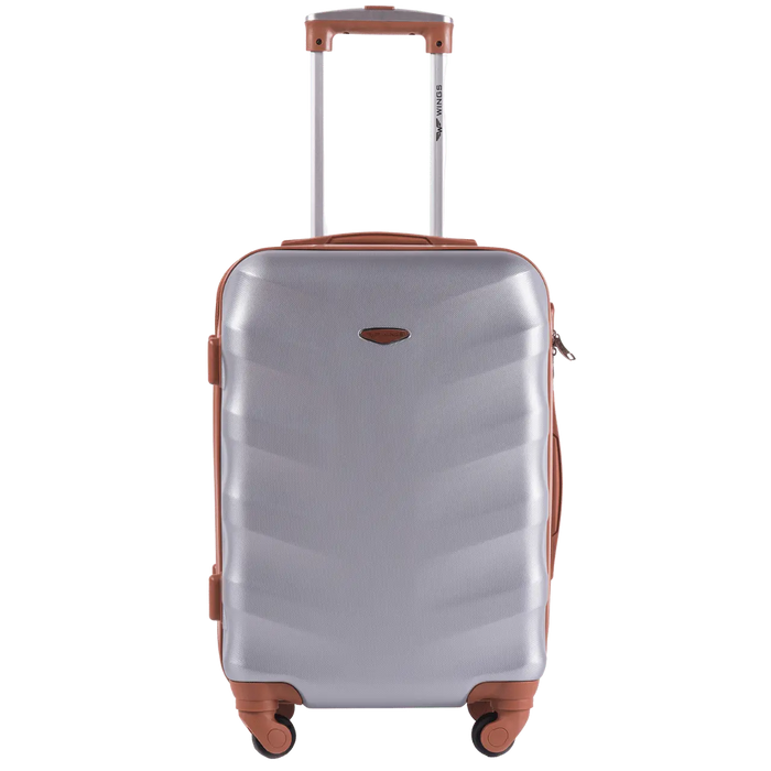 Walizka kabinowa twarda Wings Albatross 20" SILVER WHITE ALBATROSS COLLECTION
