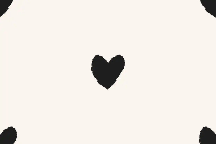 Hearts Black - Family Fabrics B.V.