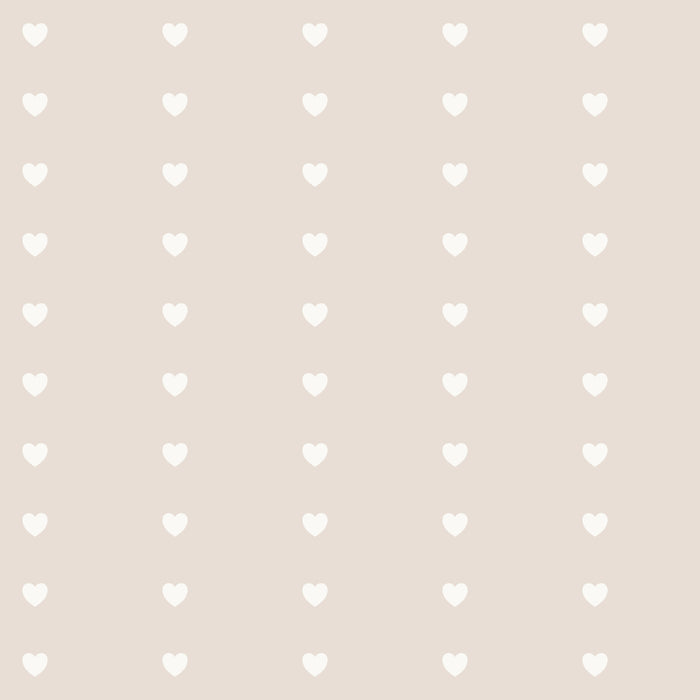 HeartStripes Beige - Family Fabrics B.V.