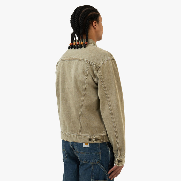 Honor The Gift Washed Twill Trucker Jacket / Taupe