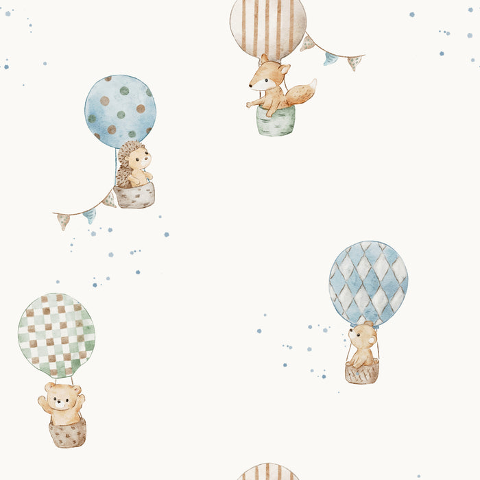 Hot Air Balloons OffWhite THK - Family Fabrics B.V.