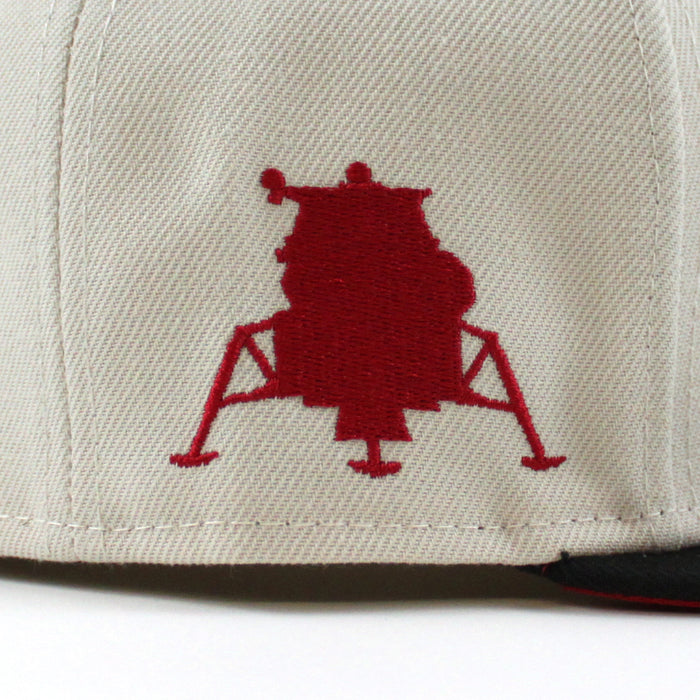 Houston Astros CITY CONNECT ROVER New Era 59Fifty Fitted Hat (STONE BLACK SCARLET  Under Brim)