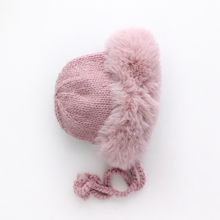 Huggalugs Cuddle Bonnet in Rosy