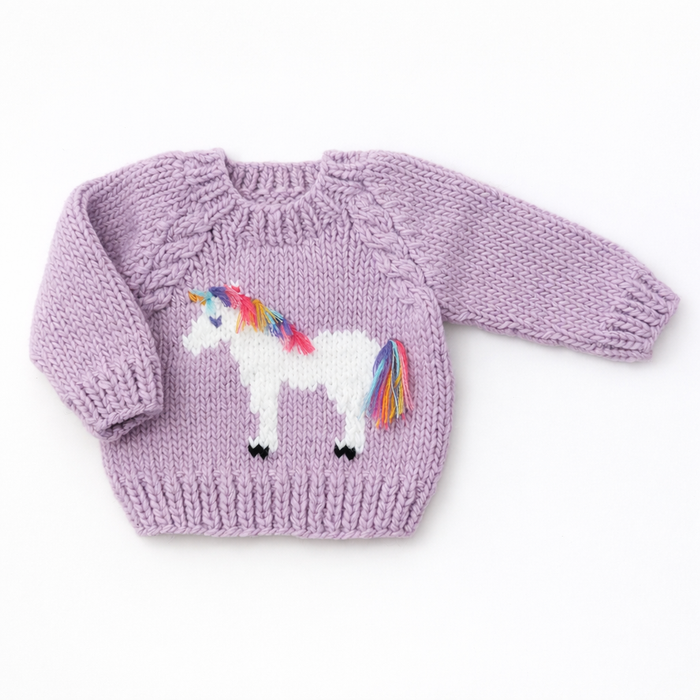 Huggalugs Sweater in Unicorn