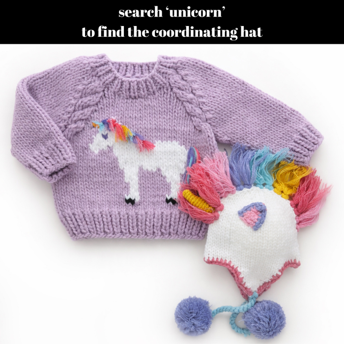 Huggalugs Sweater in Unicorn