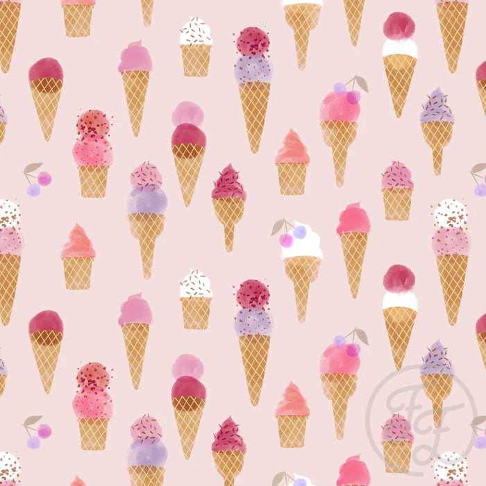 Ice Cream Pink - Family Fabrics B.V.