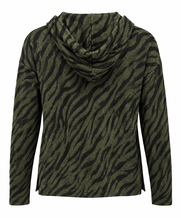 J Society Army Green Zebra Hoodie