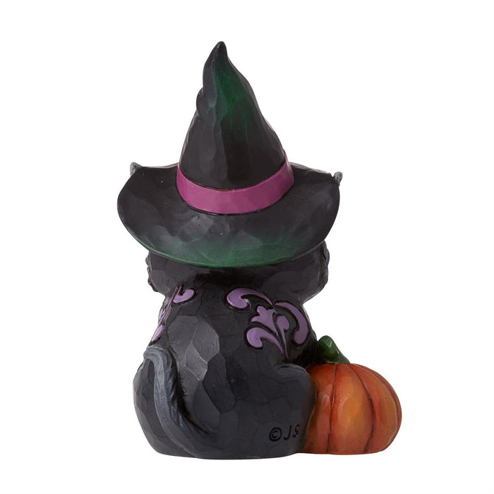 Jim Shore Heartwood Creek - Halloween Black Witch Cat Figurine 6012747