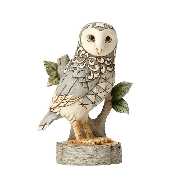 Jim Shore Heartwood Creek - White Woodland Owl Figurine 4056970