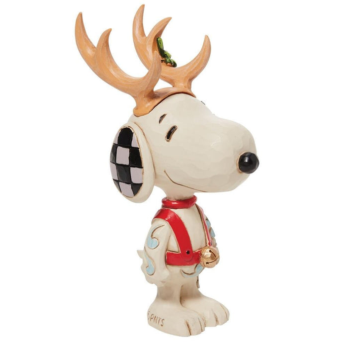 Jim Shore Peanuts - Reindeer Snoopy Figurine 6010327
