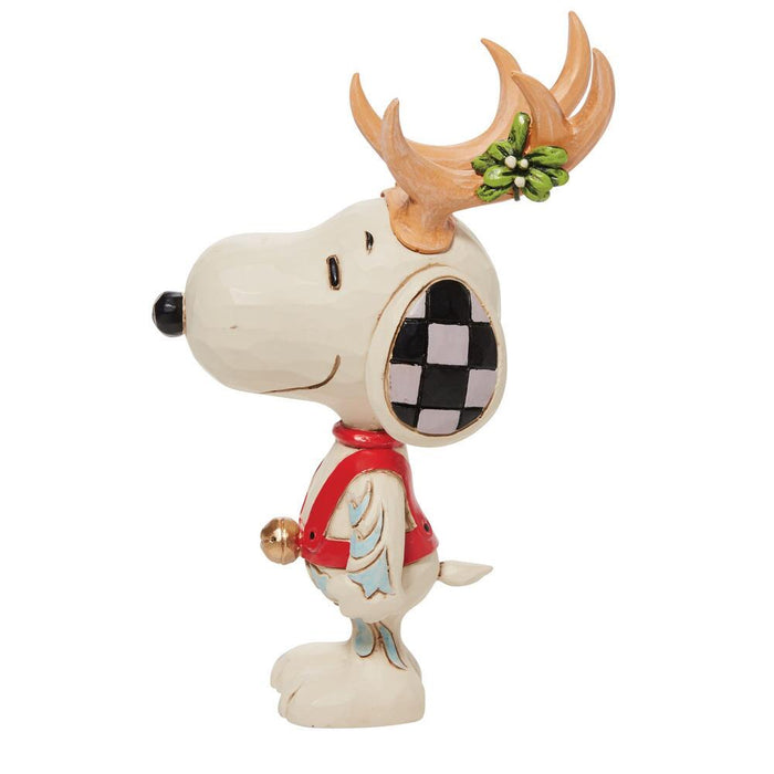 Jim Shore Peanuts - Reindeer Snoopy Figurine 6010327