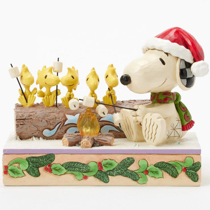 Jim Shore x Peanuts - Snoopy & Woodstock Campfire Companions Figurine 6017235