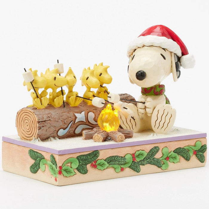 Jim Shore x Peanuts - Snoopy & Woodstock Campfire Companions Figurine 6017235