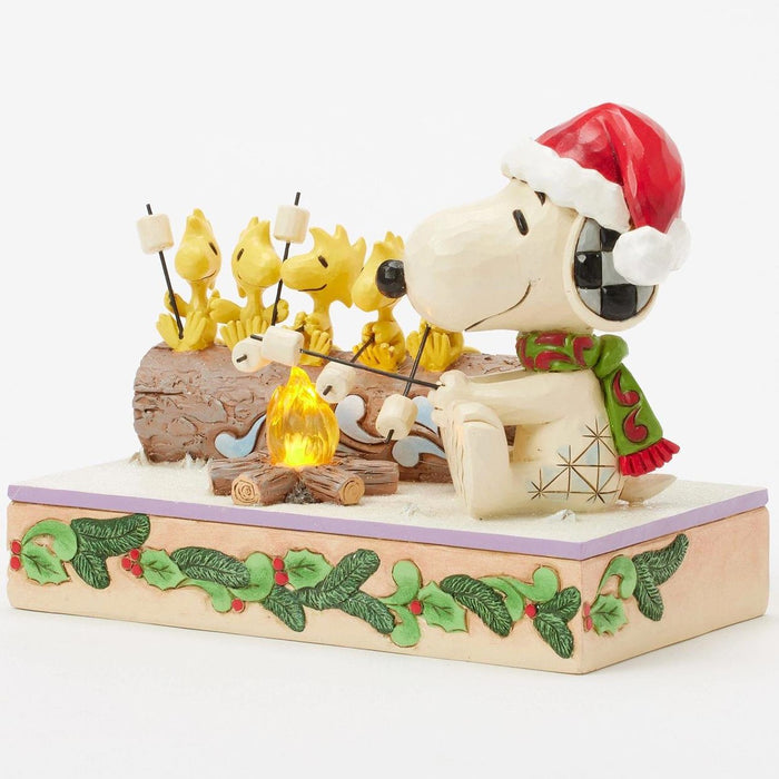 Jim Shore x Peanuts - Snoopy & Woodstock Campfire Companions Figurine 6017235