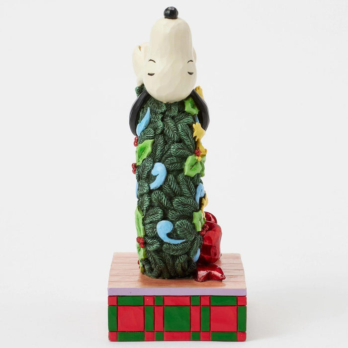 Jim Shore x Peanuts - Snoopy & Woodstock Happy Holiday Dreams Figurine 6017242