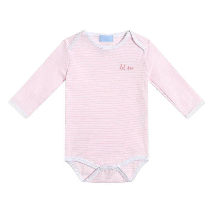 Joy Street Kids Lil Sis Onesie in Light Pink