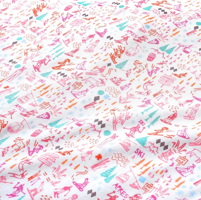 Joy Street Kids Zip Onesie in Pink Apres Ski