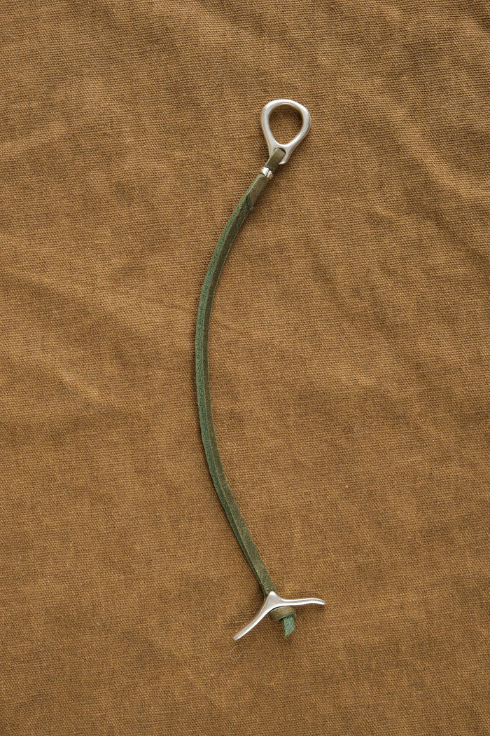 Jill Platner Jewelry Bracelets JP Clasp Rawhide Bracelet in Olive Olive / 7"
