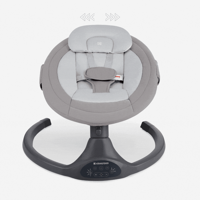 KikkaBoo® Električni gugalnik Codie Light Grey 2025 KikkaBoo