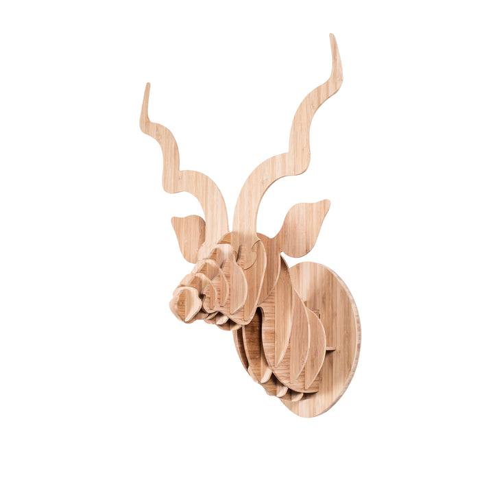 Kudu Trophy Head in Bamboo