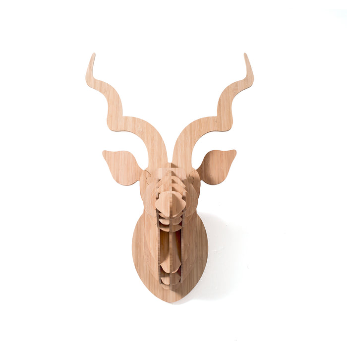 Kudu Trophy Head in Bamboo