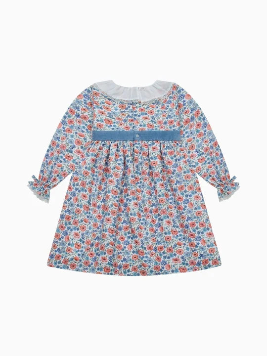 La Coqueta Helena Dress in Pink Floral