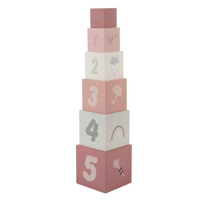 Label Label® Kocke s številkami Pink Label Label