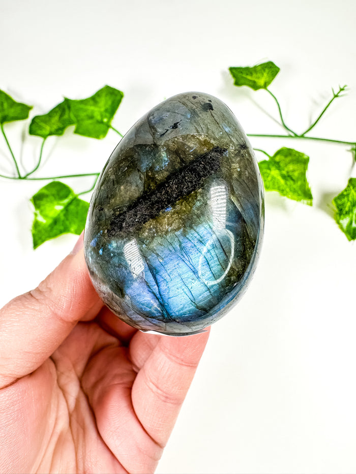 Labradorite Egg (26A)