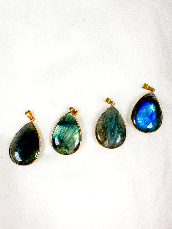 Labradorite Gold Pendent (PICK YOUR OWN)