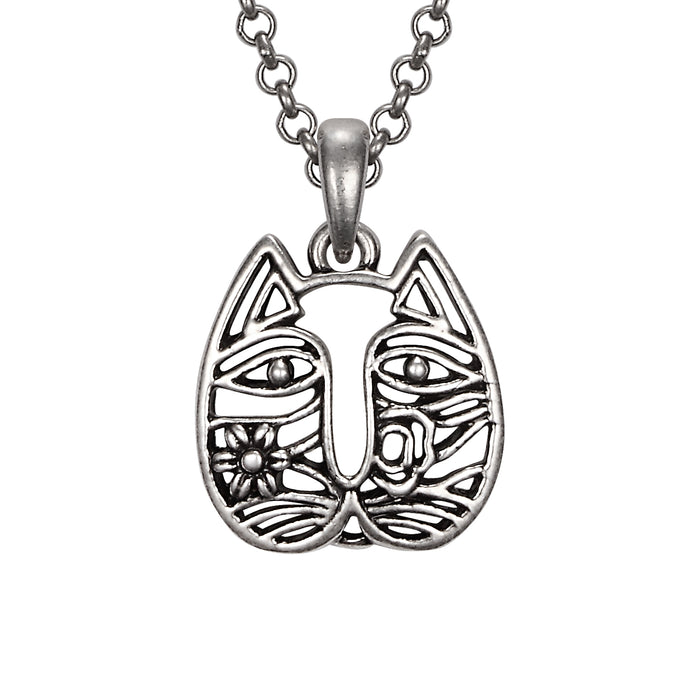 Laurel Burch Jewelry - Cat Face Necklace