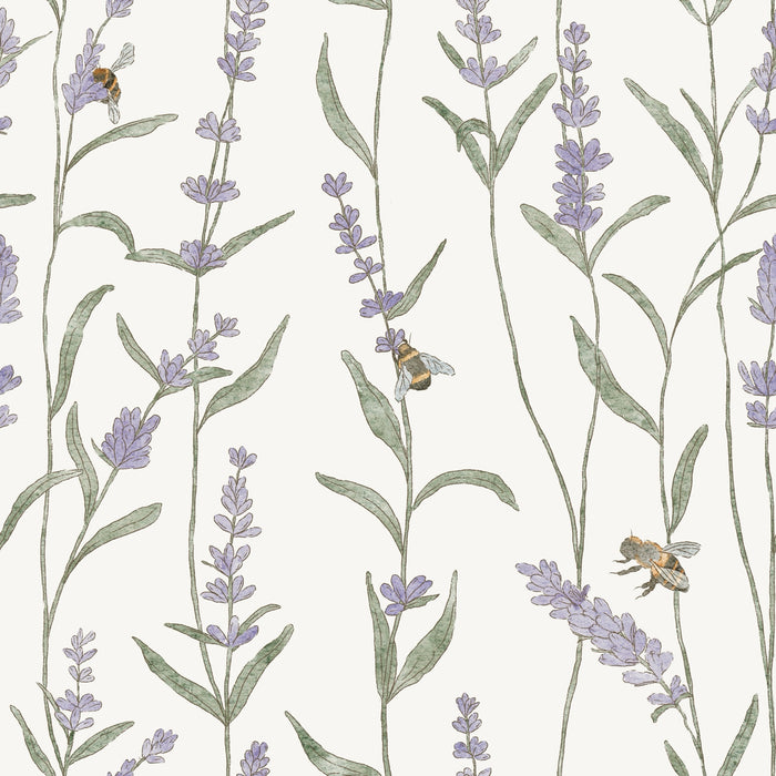 Lavender Flower Purple - Family Fabrics B.V.