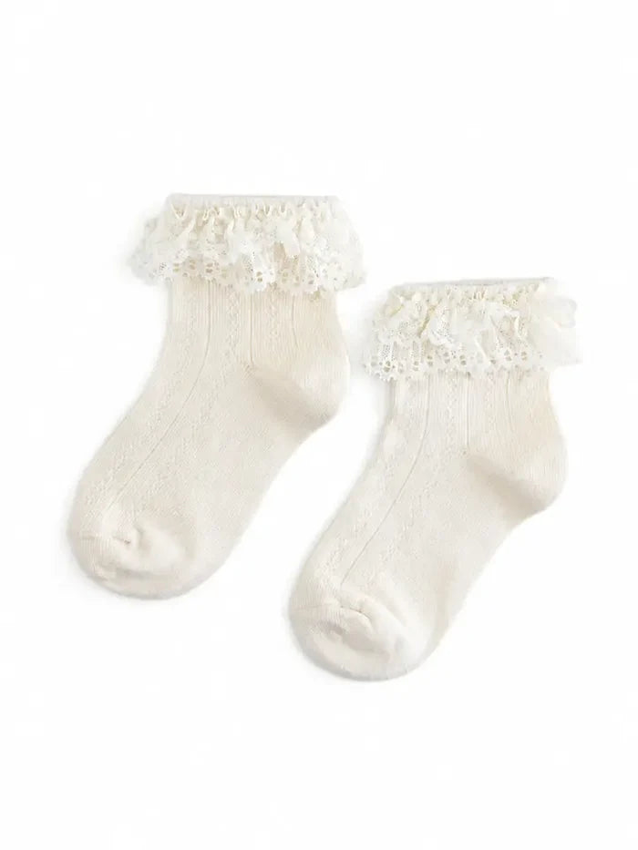 Little Stocking Co. Lace Bobby Socks - Multiple Colors!