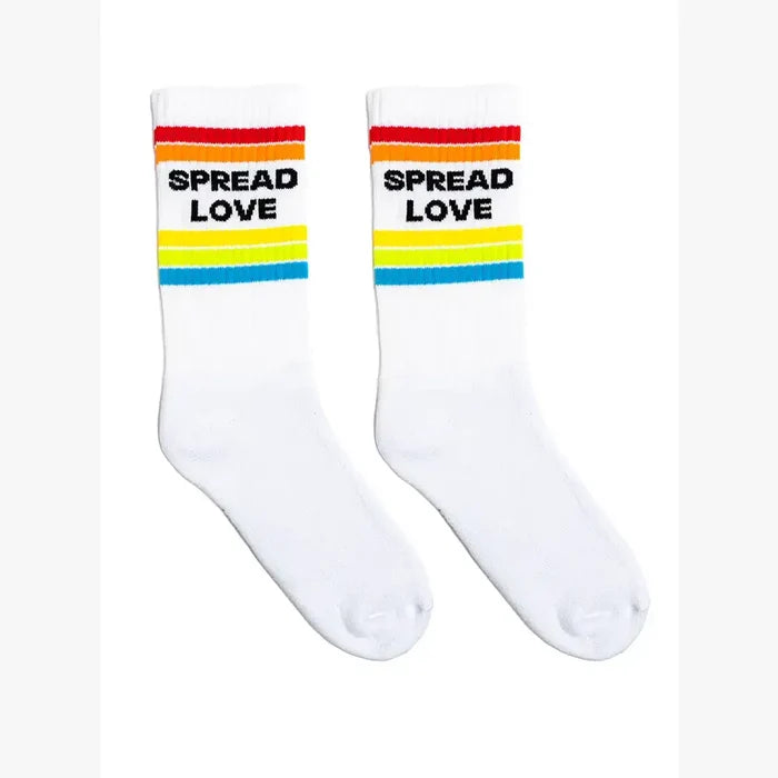 Living Royal Crew Socks - "Spread Love"