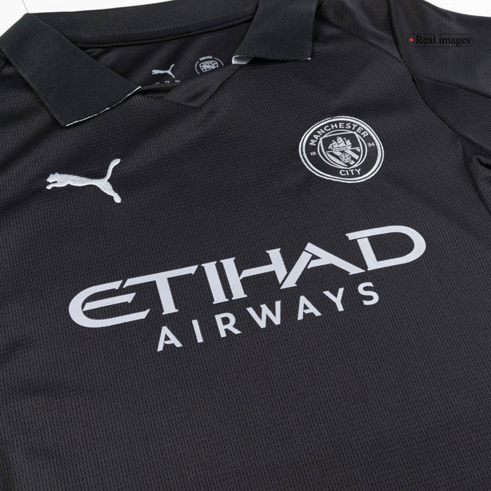 Manchester City Away Kids Soccer Jerseys Full Kit 2025/26