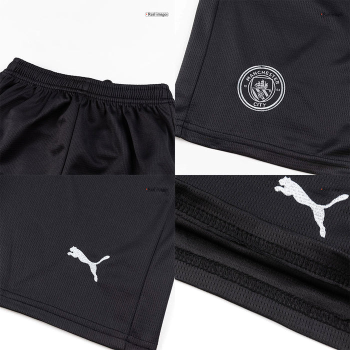 Manchester City Away Kids Soccer Jerseys Kit 2025/26