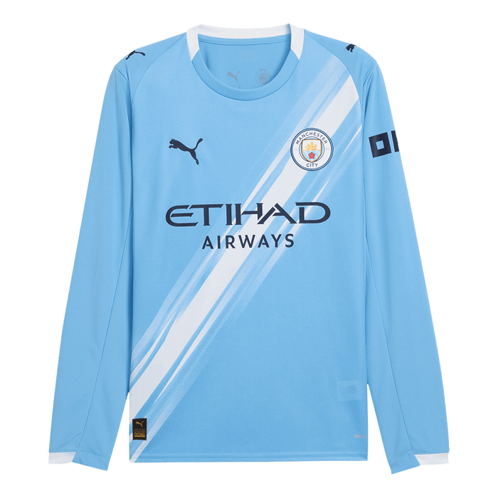 Manchester City Home Long Sleeve Jersey 2025/26