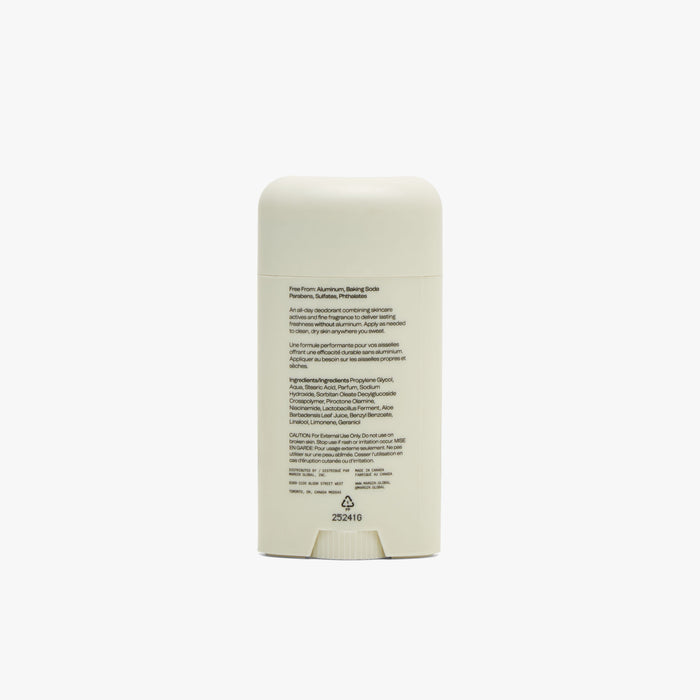 Margin Aluminium Free Clean Performance Deodorant Garden Leave