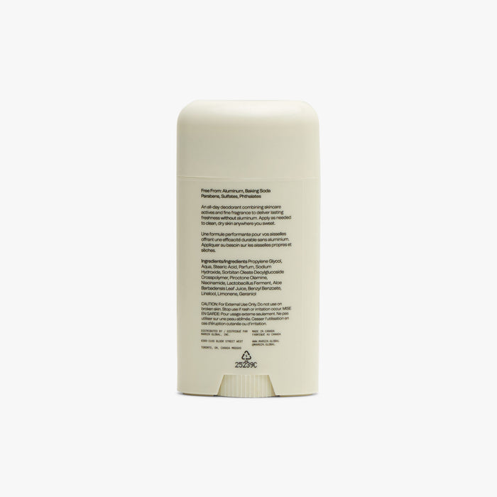 Margin Aluminium Free Clean Performance Deodorant Warm Water