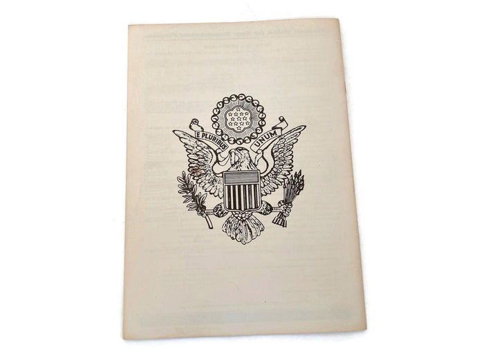 Midcentury Armed Forces Song Folio October 1962 at Duckwells