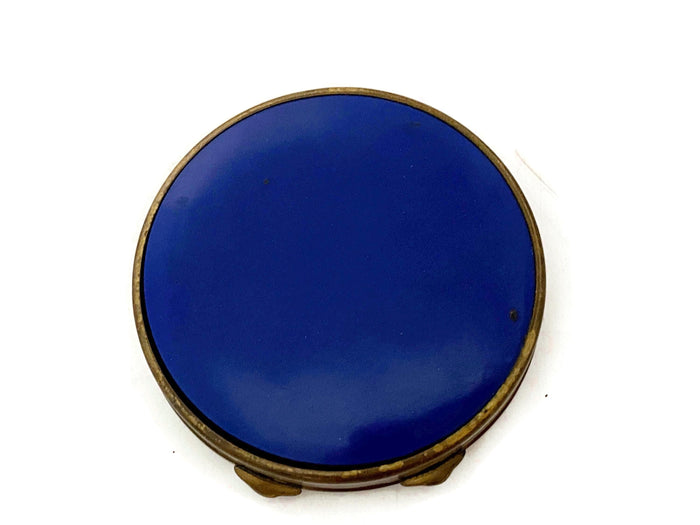 Midcentury Notre Dame Mirrored Compact at Duckwells